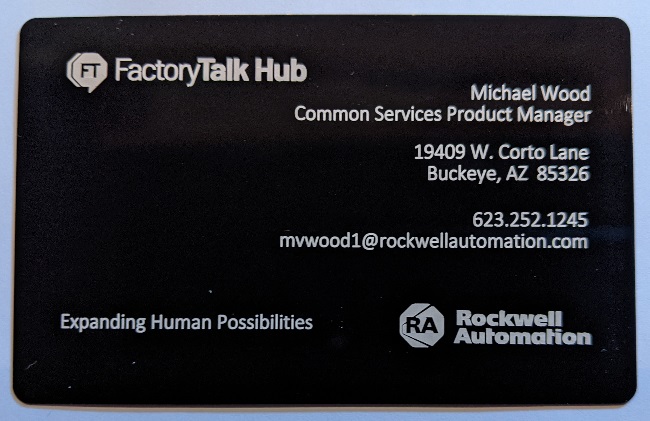 Aluminum Engraved Business Cards